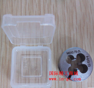 批发非标圆板牙M6x0.75-2L货期快/规格齐全/进口材料生产国际精工