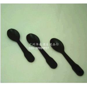 长期供应一次性塑料刀叉勺 一次性冰淇淋勺 PP塑料勺子 7.5CM