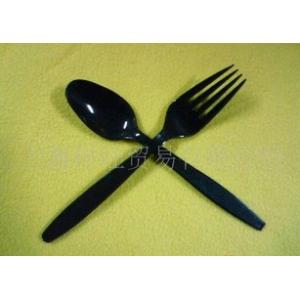 一次性塑料刀叉勺子叉子西餐用品蛋糕用品