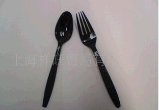 一次性塑料刀叉勺子叉子西餐用品蛋糕用品