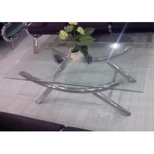 不锈钢玻璃茶几