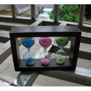 批发创意木制计时器沙漏 1/2/3分钟 工艺礼品精品网店货源