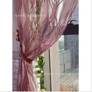 水波浪 新S条 遮光布绝对百搭款剪花窗纱 柯桥窗帘批发