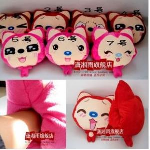 正版七款卡通阿狸毛绒玩具公仔抱枕靠垫