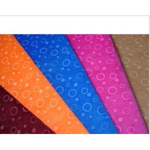 点点圈圈图案 绒布装饰布