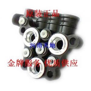 洁普斯JPS-F2洗车机泵头端盖 出水接头压力表接口 整体高压泵盖