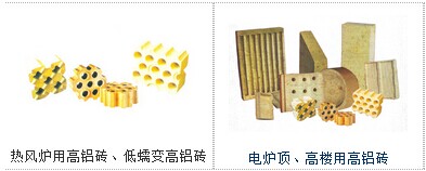 电炉顶/高楼/热风炉用高铝砖