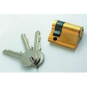 高质量的欧标插芯门锁全铜锁芯单开双开半锁管理锁芯