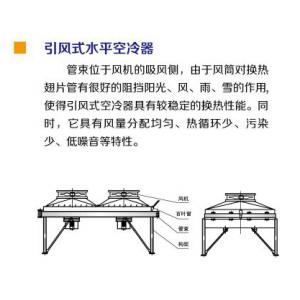 引风式水平空冷器
