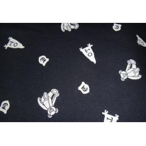 全棉氨纶染色印花毛圈布