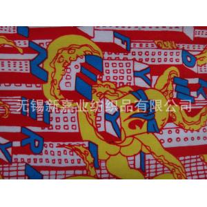 全棉氨纶印花汗布
