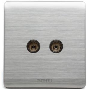 V1-122双联电视插座