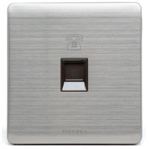 V1-124单联四芯电话插座