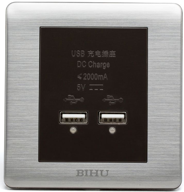 V1-142双联USB插座