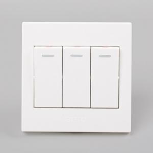 A6-006A三联单控大翘板开关