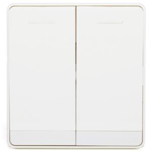 A7-004A  双联大跷板开关-单控