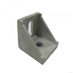 *角件YB4040-8（一个圆孔，一个腰型孔）