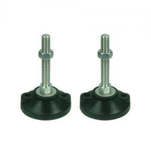 *橡胶地脚YB12x100-80R（橡胶地脚，带两固定孔）