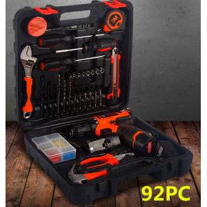 锂电池充电式冲击电钻组套 自动电动螺丝刀礼品五金组合工具套装