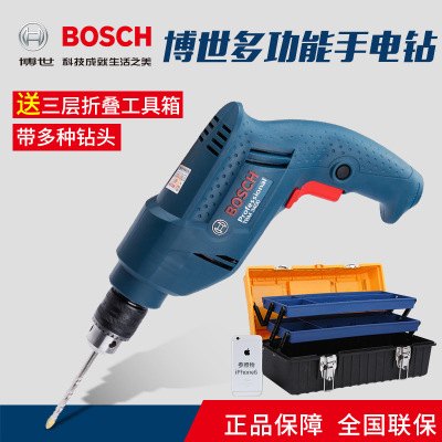 正品博世TBM3400家用DIY手电钻工具多功能手持电动螺丝刀套装批发