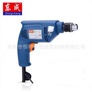 东成手电钻J1Z-FF-10A家用电钻 定档调速正反转300W手枪钻批发