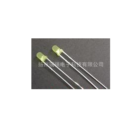 3MM圆头黄发黄有边短脚高亮度LED灯珠