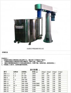神州 EBR液压升降型高剪切乳化机