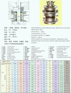 神州 206型机械密封