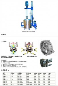 神州 EBR气动升降高剪切乳化机