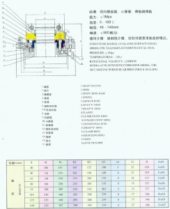 神州 221型径向雙端机械密封