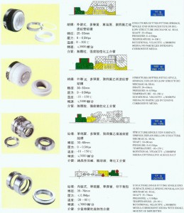 神州 泵用机械密封（2）
